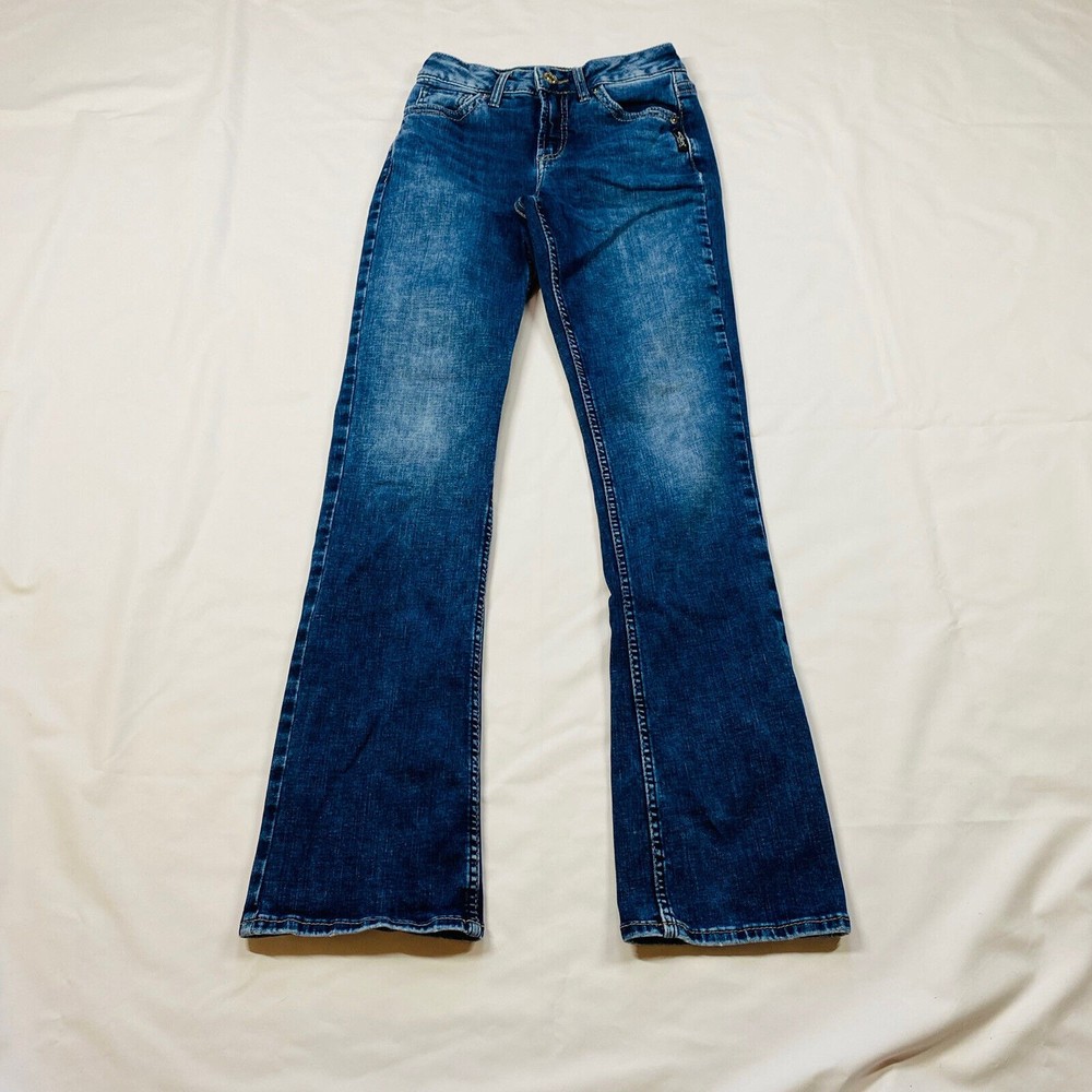 Silver Jeans Womens Size 25 X 31 Blue Denim Avery Bootcut Medium Wash
